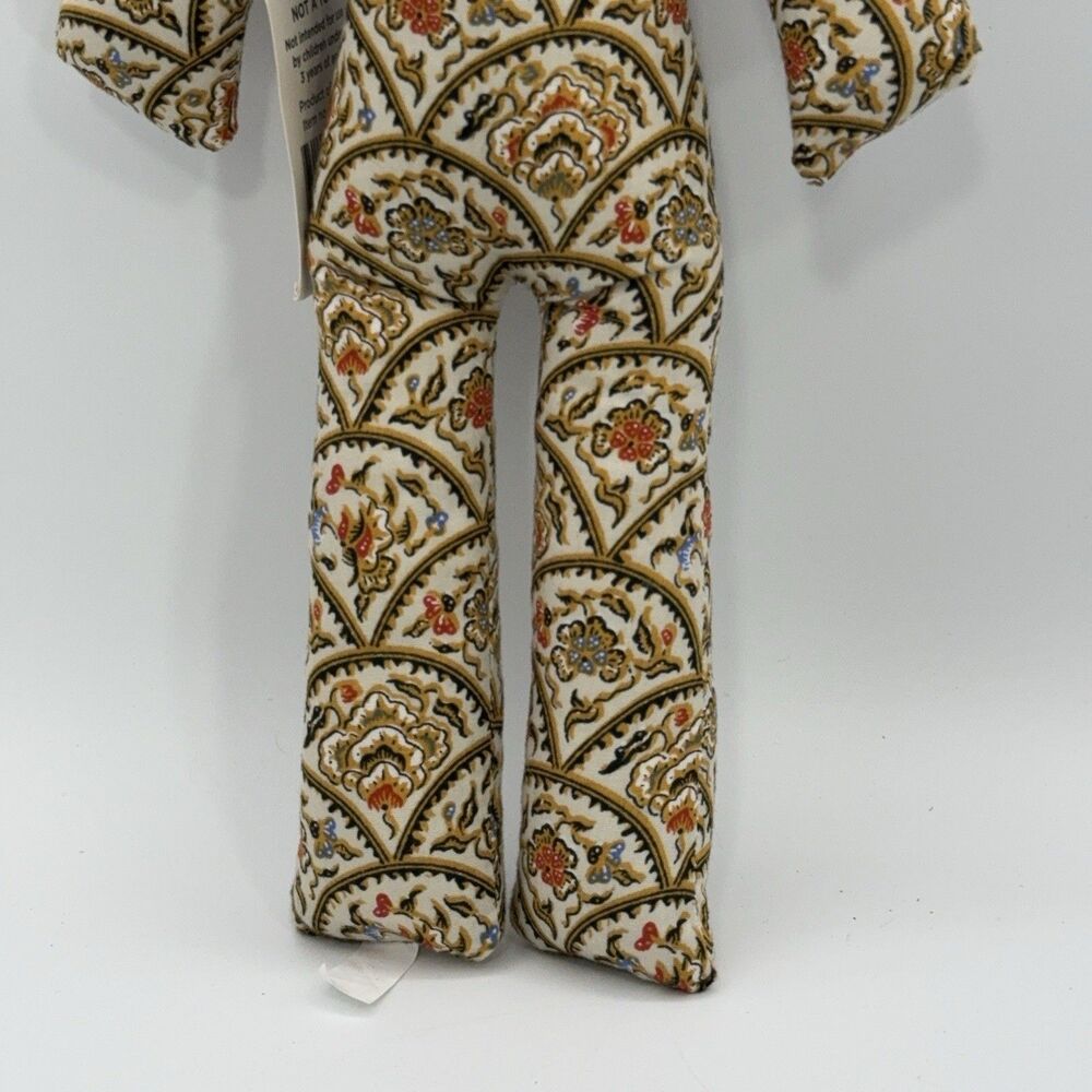 Dammit Doll Stress Relief Gag Gift Plush Paisley Floral Pattern New With Tags - Picture 8 of 11